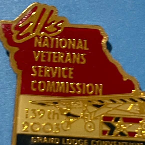 BPOE Elks New York 2003 St Louis Convention Lapel Pin Pinback - Picture 2 of 5